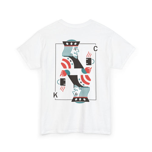 King of Cards Graphic Tee - Unisex Heavy Cotton Shirt with Unique Design