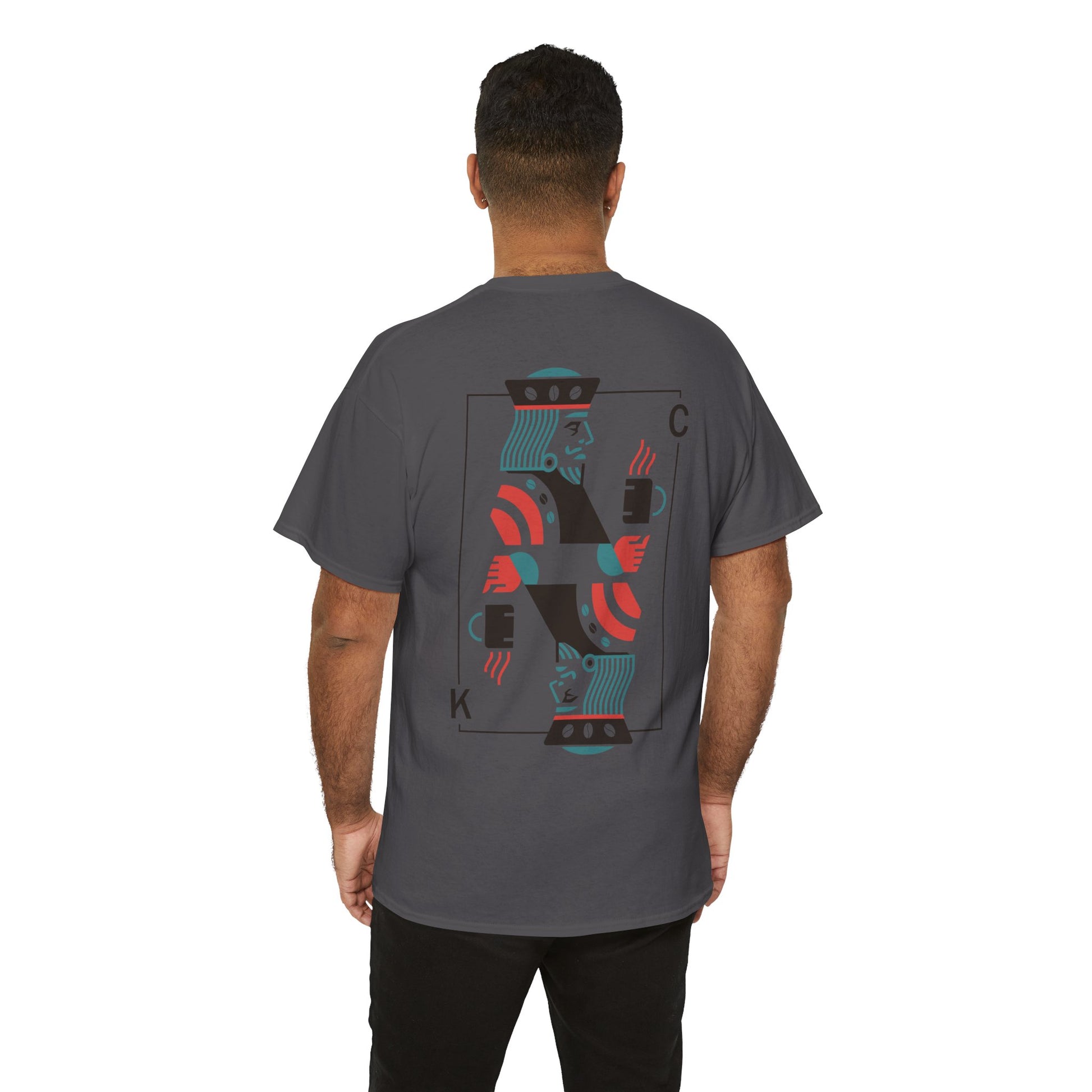 King of Cards Graphic Tee - Unisex Heavy Cotton Shirt with Unique Design