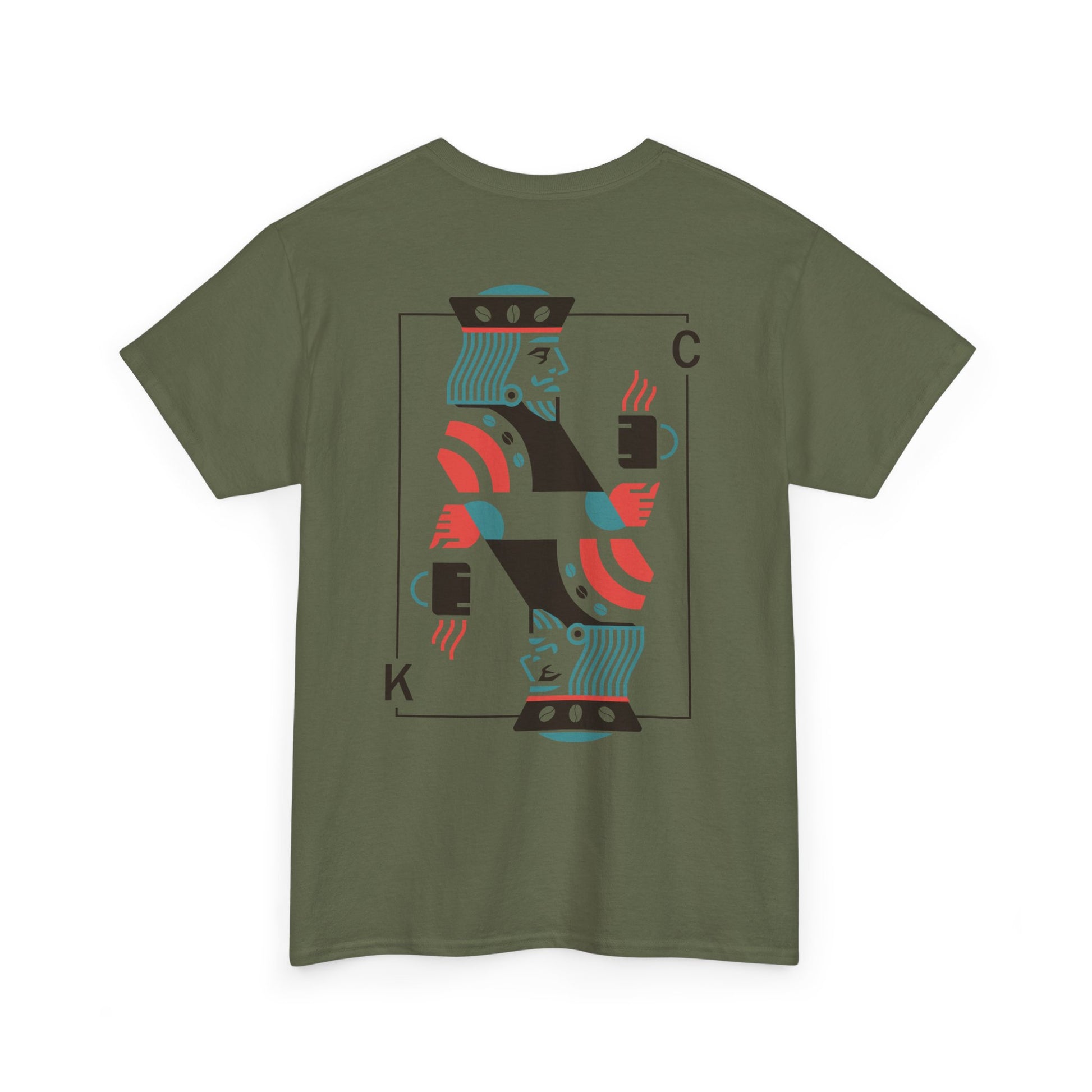 King of Cards Graphic Tee - Unisex Heavy Cotton Shirt with Unique Design